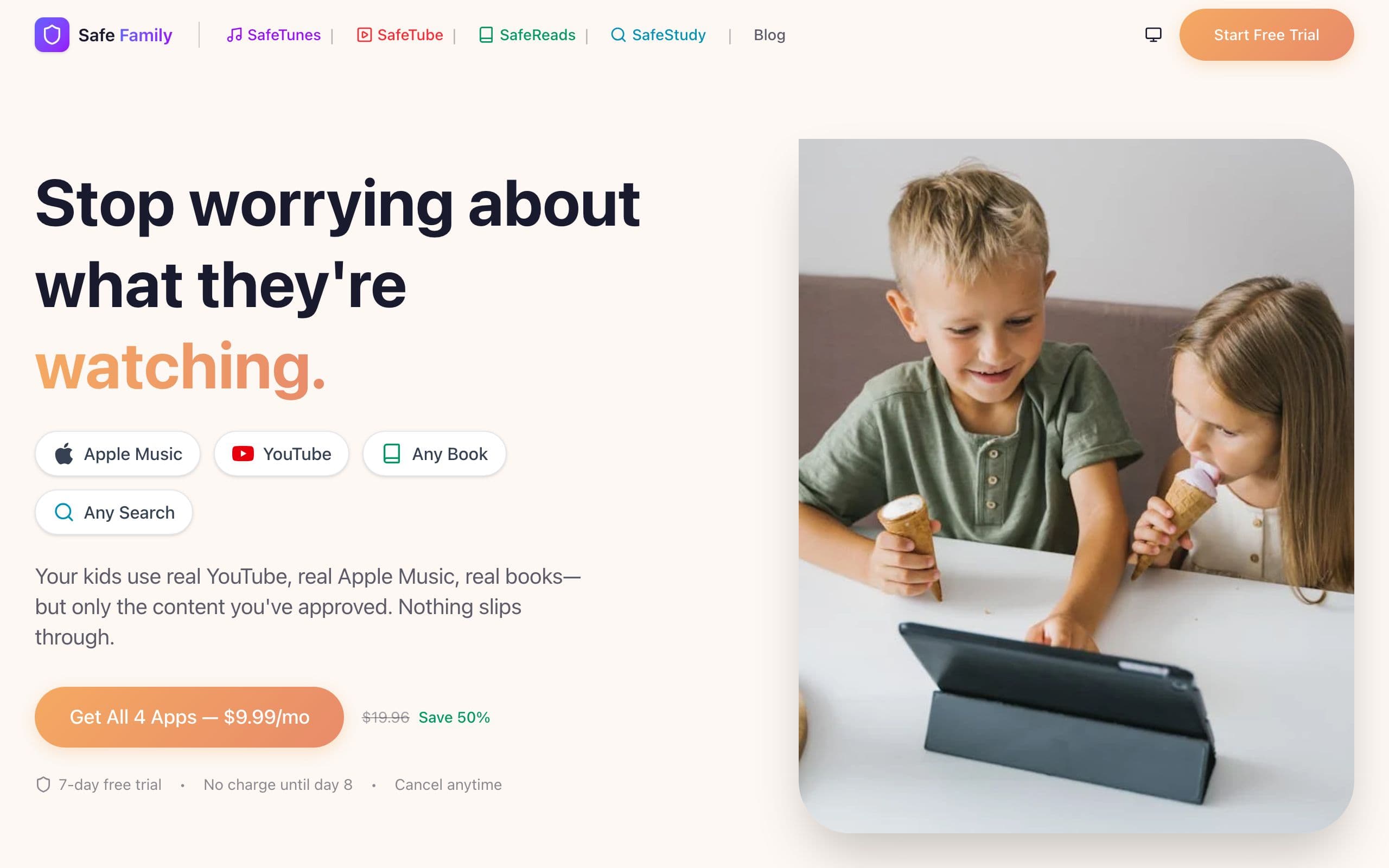 GetSafeFamily — kid-safe content suite