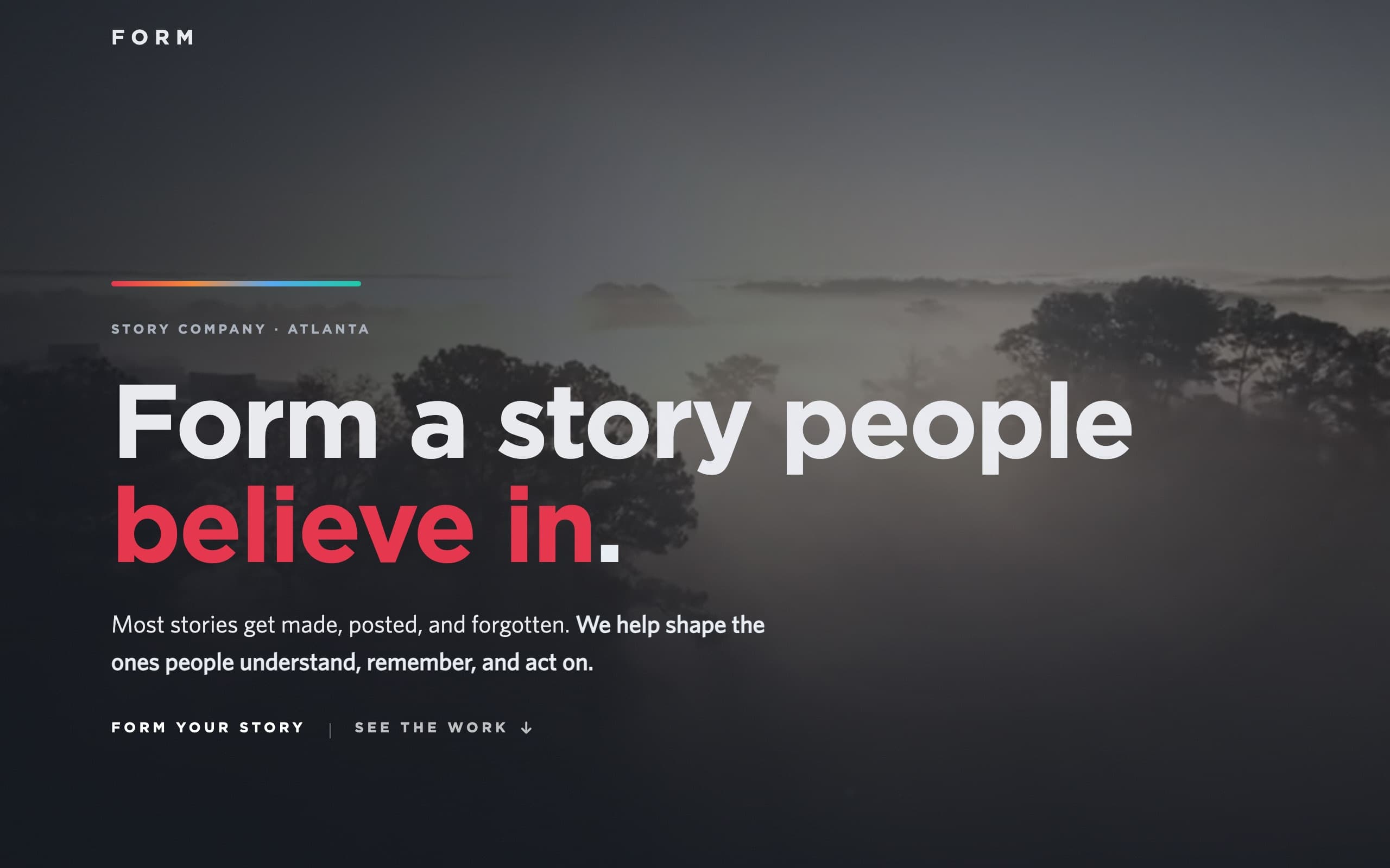 FORM — studio website